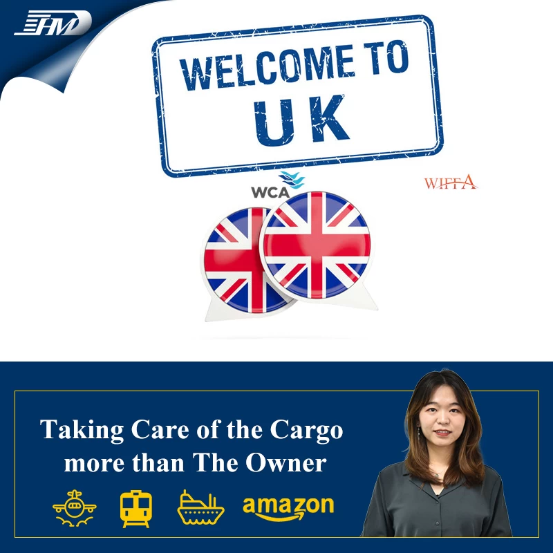 sea freight china to UK including customs clearance door delivery ship to Amazon 
