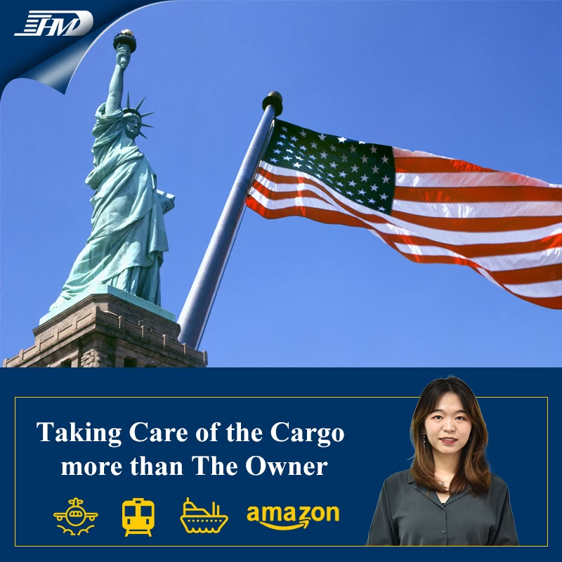 Door to door service from China to Chicago including customs clearance forwarder 