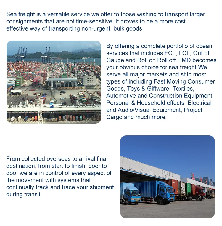 Sea Freight China to Europe DDU DDP Forwarding Agent