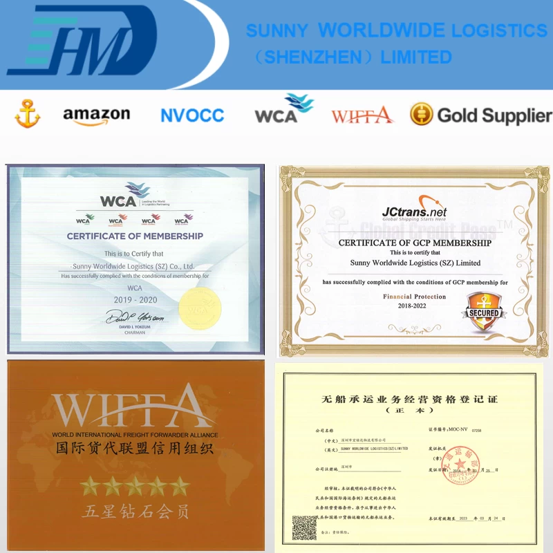 Sea shipping rates door to door services Container transport China to Australia