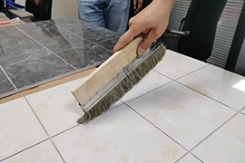 How to clean the tile joint?