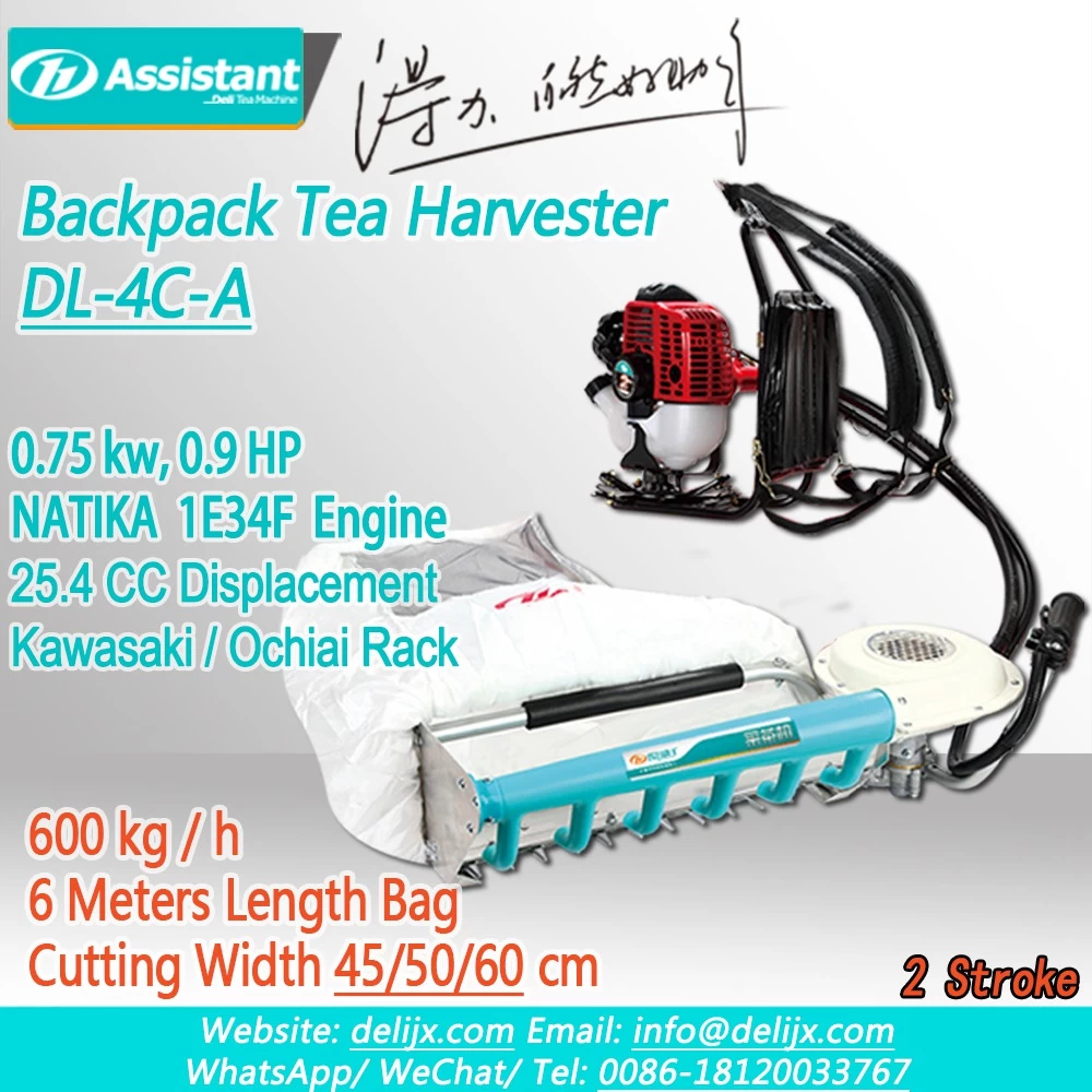 NATIKA 2 Stroke Engine With 600mm Kawasaki Rack Tea Plucking Machine DL-4C-60A