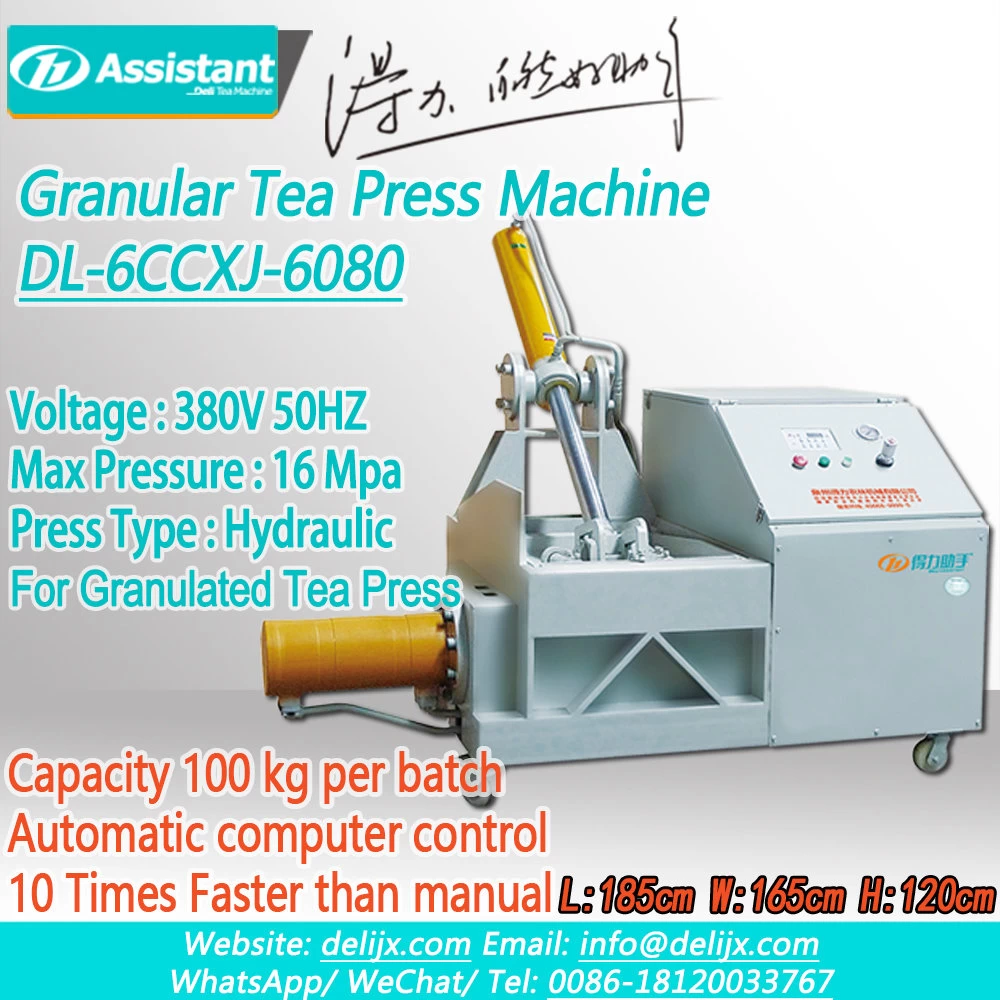 Cina Tipe Otomatis Granular Tea Moulding Froming Shaping Machine DL-6CCXJ-6080 pabrikan