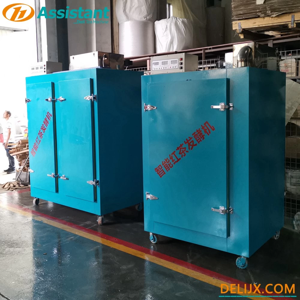 China 8 Layers 32 Trays Double Door Type Black Tea Oxidation Machine DL-6CFJ-80 manufacturer