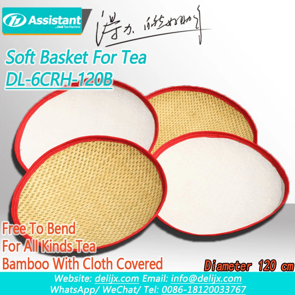 porcelana 
Cesta de té de bambú ultra suave para utensilios de té con revestimiento de tela DL-6CRH-120B fabricante