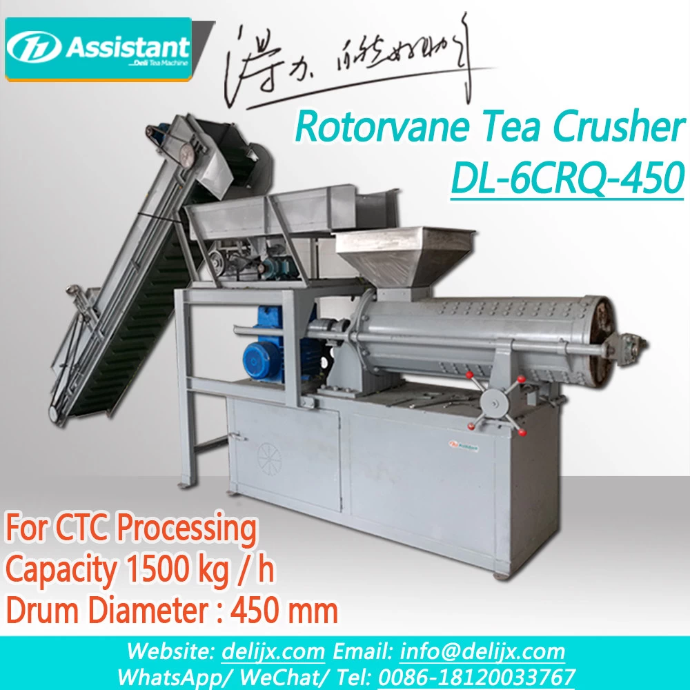 China Hrs Rotorvane CTC Tea Crush Tear And Curl Machine DL-6CRQ-450 manufacturer