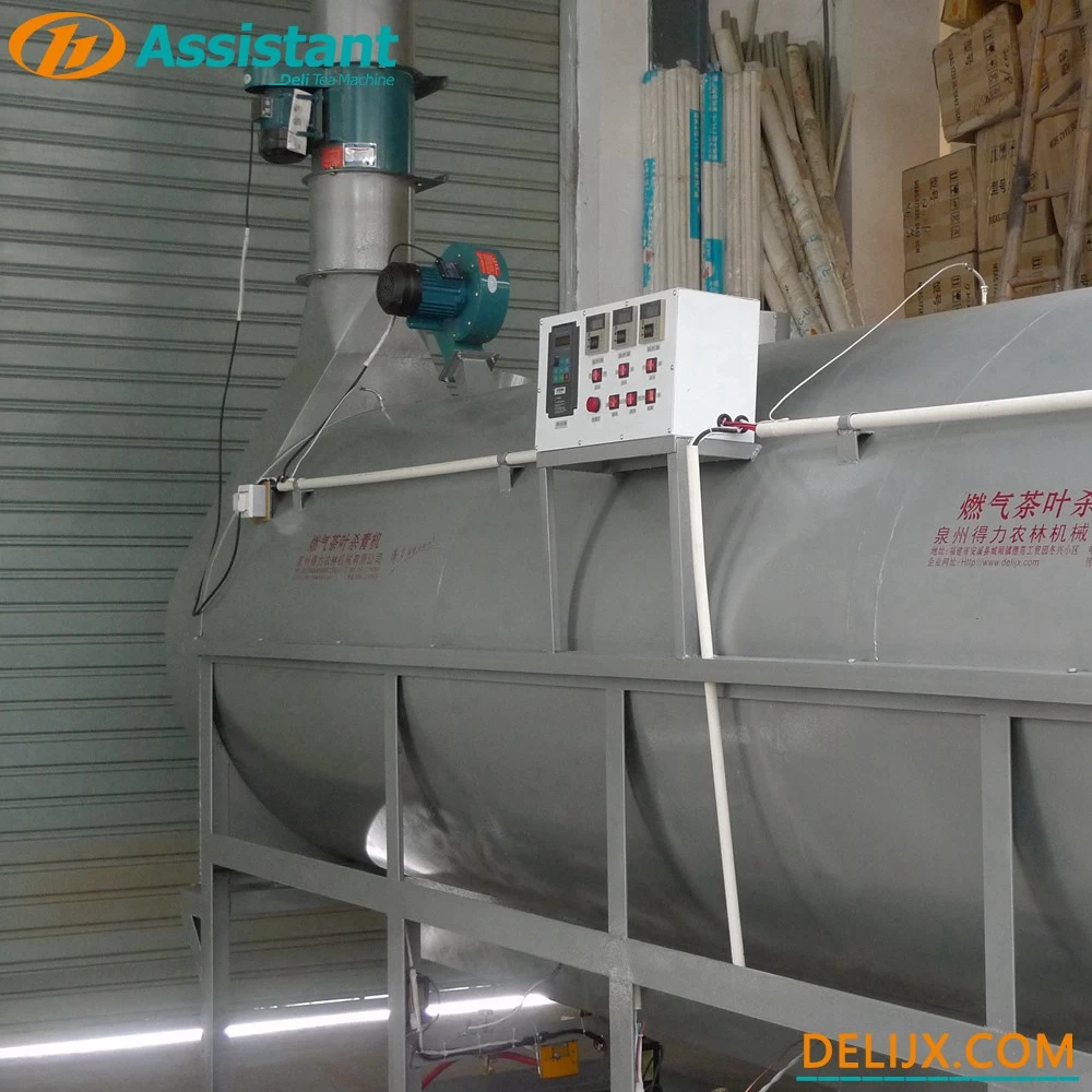 China LPG/LNG Heating Continuous Green/Oolong Tea Steaming Machine DL-6CSTL-Q100 manufacturer