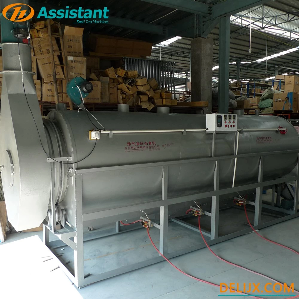 China LPG/LNG Heating Continuous Green/Oolong Tea Steaming Machine DL-6CSTL-Q100 manufacturer