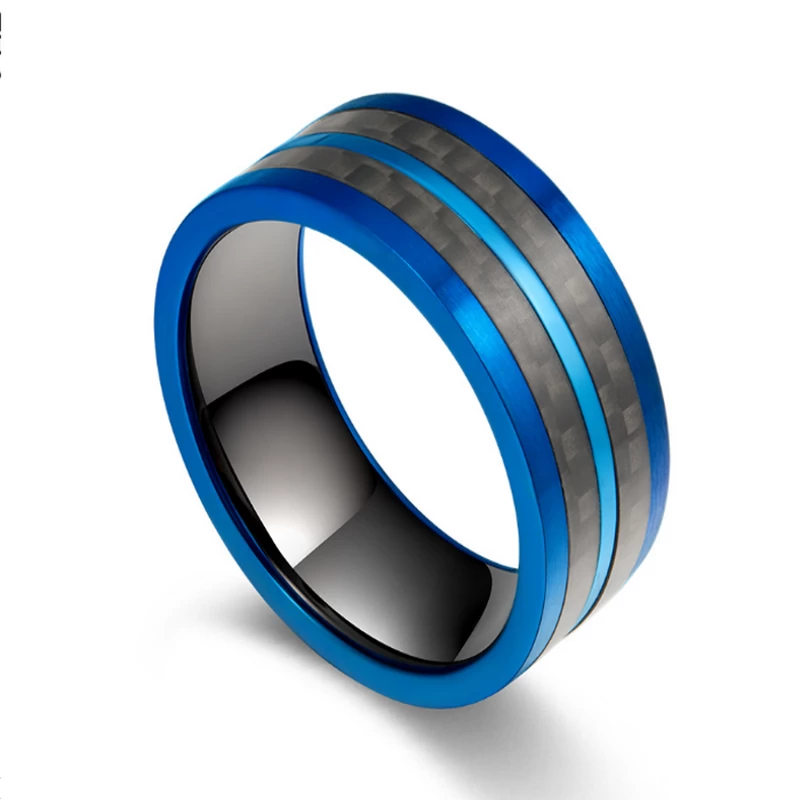 China Black Carbon Fiber Ring Manufacturer, China Men's Black Carbon Fiber  Wedding Bands Supplier, China Solid Black Carbon Fiber Ring Manufacturer,  Titanium Ring wholesales china
