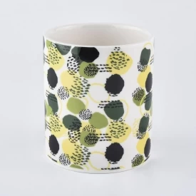 luxury printing ceramic candle jars