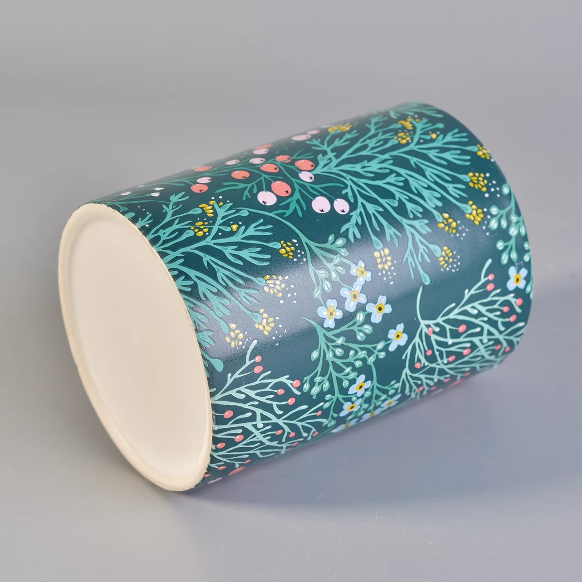 10oz ceramic candle holders for Christmas