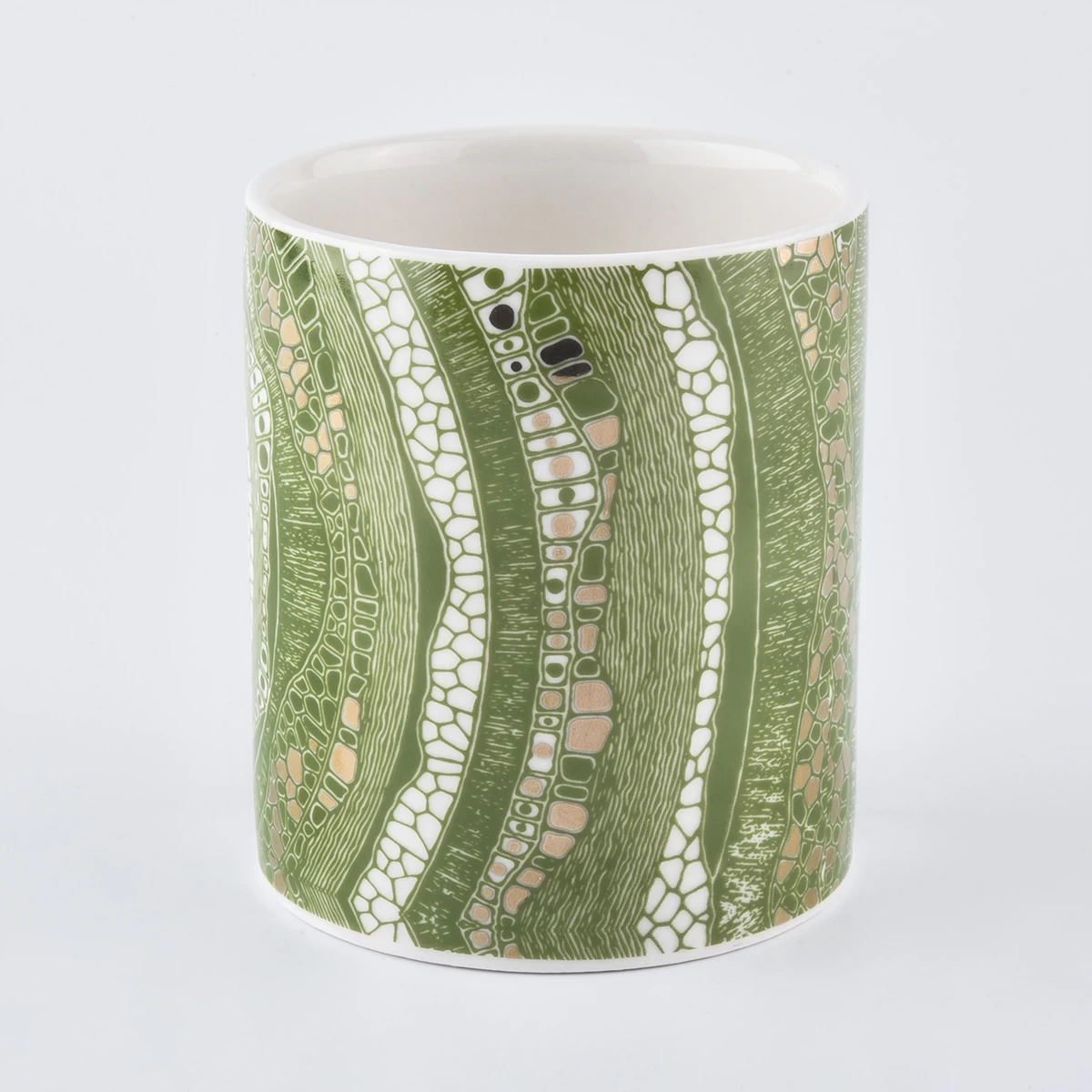 ceramic soy wax candle jar