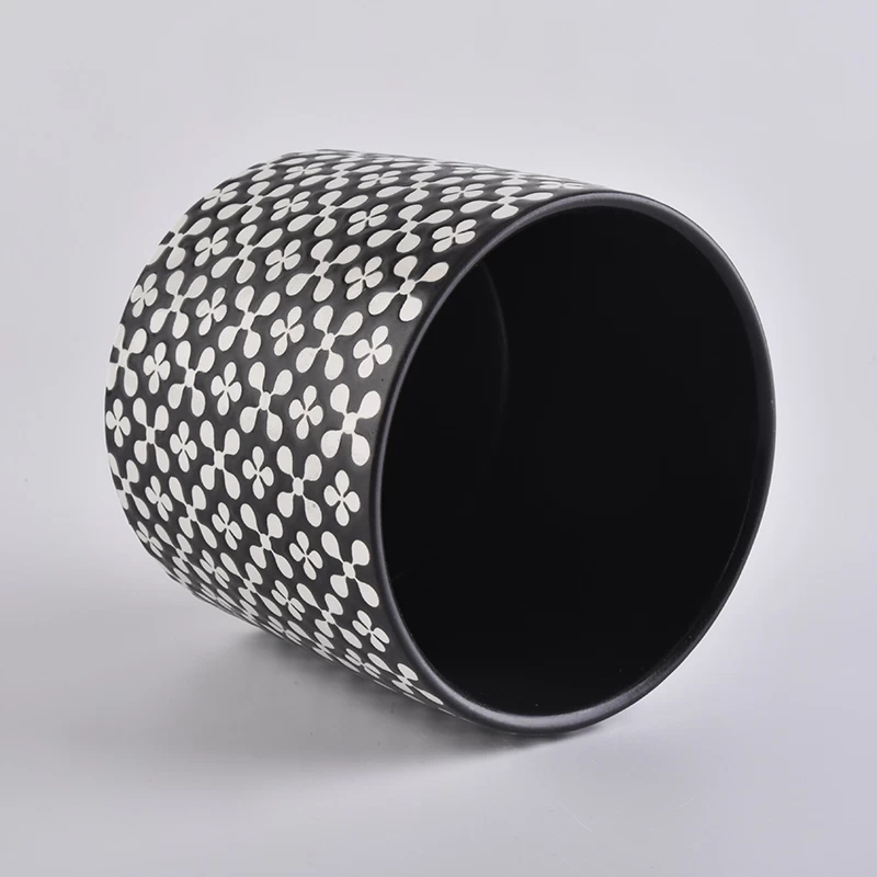 matte black unique ceramic candle holders manufacturer