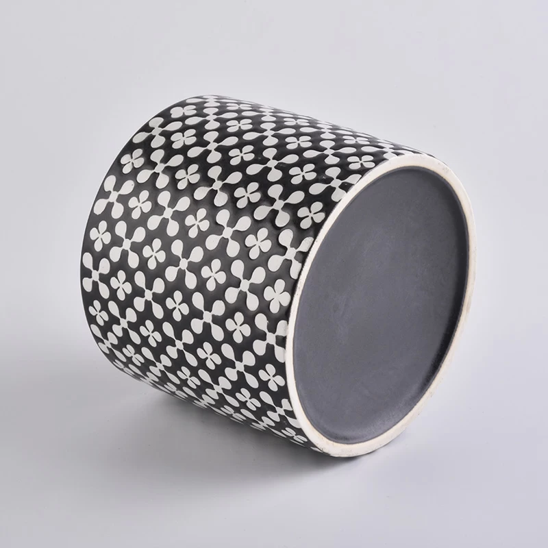 matte black unique ceramic candle holders manufacturer