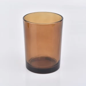 Kuuma myynti Amber Glass -kynttiläpurkit