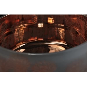 Large glass candle holders for 4 wick candles