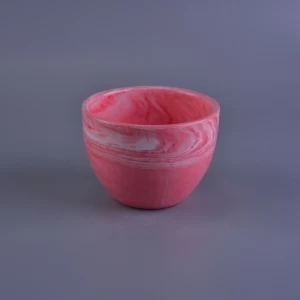 Marmorierung Keramik Kerzenhalter