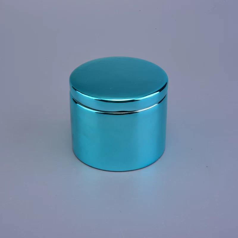 New arrival ceramic candle holders with lids