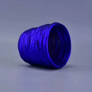 Koristeellinen nauha loistava värikäs pinnoitesylinteri keraaminen kynttilänjalka