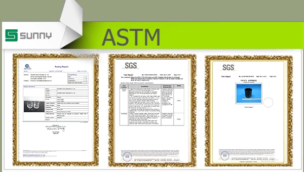 ASTM test from Sunny Glassware