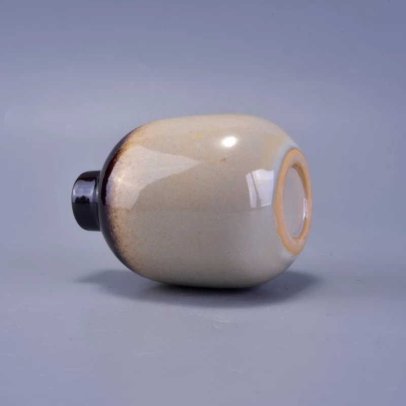 Transmutation glaze ceramic reed diffuser bottle 