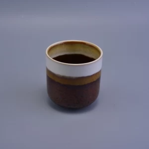400ml 10OZ Wachsgradient Keramik Kerzenhalter zur Dekoration