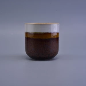 400ml 10OZ Wachsgradient Keramik Kerzenhalter zur Dekoration