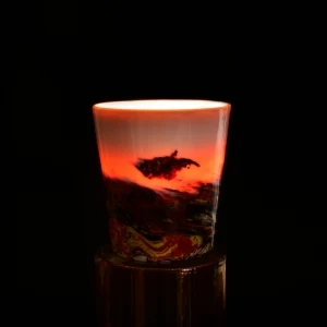 2017 Uusi saapuminen ainutlaatuinen muotoilu ylellinen lasitus keraaminen kynttilänjalka