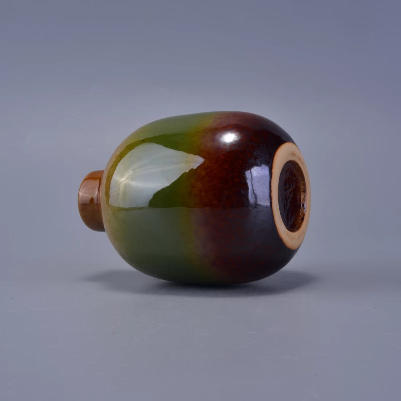 Decorative aroma ceramic diffuser bottle
