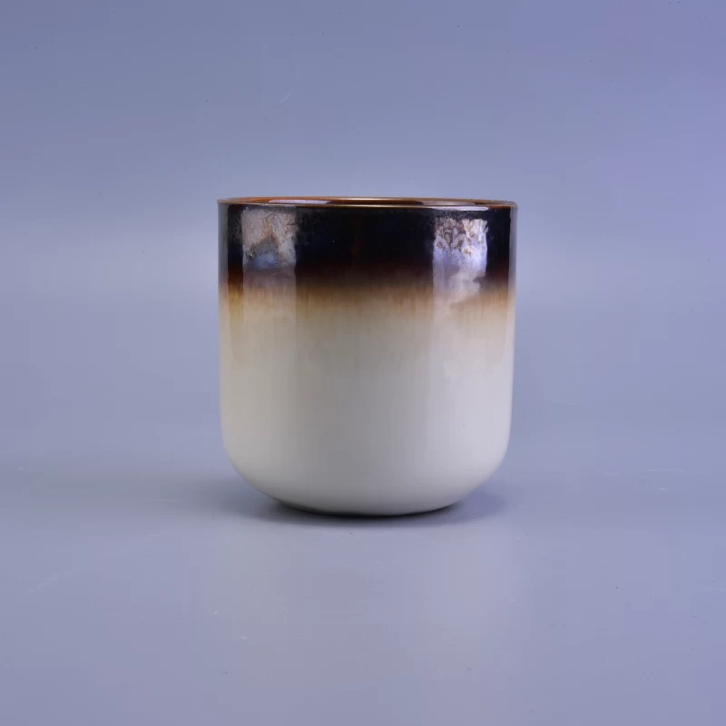 Round bottome home deco ceramic candle holder