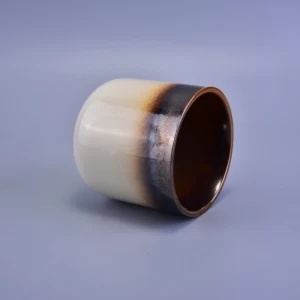 Round bottom home deco ceramic candle holder