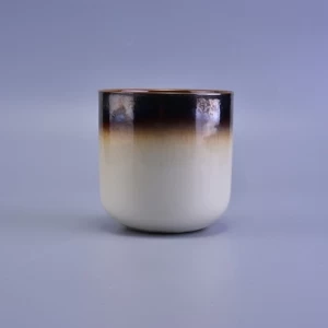 Round bottom home deco ceramic candle holder