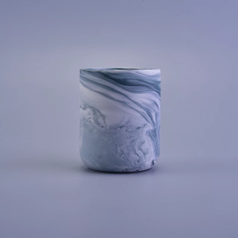 Wholesale custom marble ceramic tealight candle holder