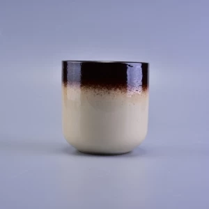 Großhandel Brown Ceramic Candle Gläser