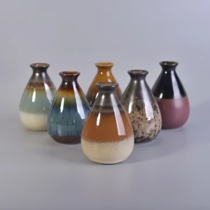 Bunter Keramikdiffusor mit Transmutationsglasur