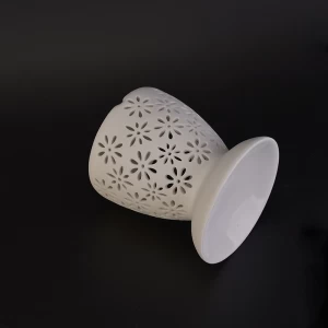 Heißer verkaufender weißer einzigartiger Keramikkerzenaromabrenner