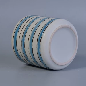Umweltfreundliche handbemalte Duftkerzen aus Soja-Keramik