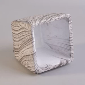 240ml marmorikivi neliön kynttilänjalka