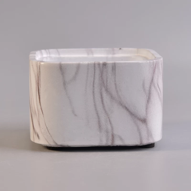  Hot sale marble candle vessel for home 