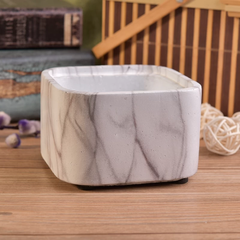 Hot sale marble candle vessel for home 