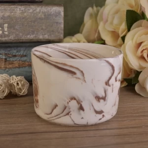 Lager Marmoreffekt Keramik Kerzengläser