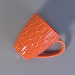 Sunny Glassware orange Keramikbecher