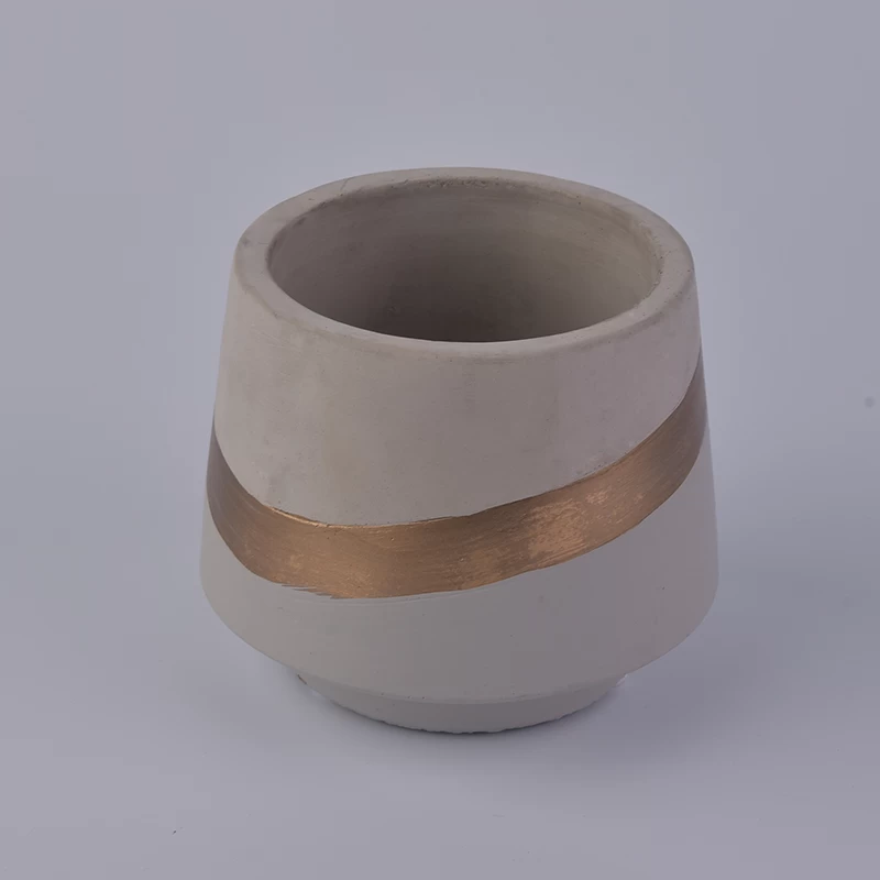New arrival customized concrete candle holders