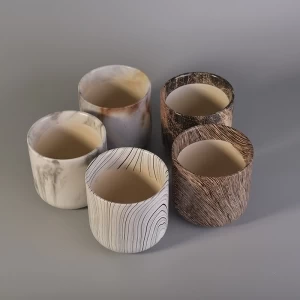 einzigartiger druckender Keramikkerzenhalter