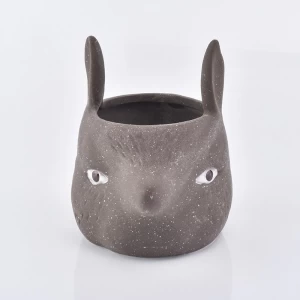 Hochwertige Kreativität Keramik Kerzenhalter FOX Form Tonbehälter Wohnkultur