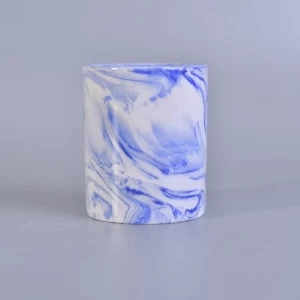 Wohnkultur hoch Marmor Keramik Kerzenglas