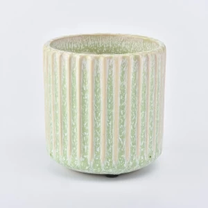 High Quality Spring and summer series chinese ceramic jar candle holder tin