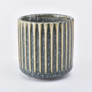 wholesale oven icing ceramic candle jars for home decoration