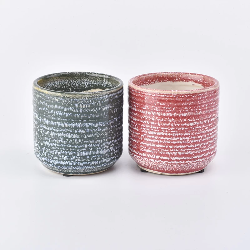  customized 350ml home decoration ceramic scented candle jar
