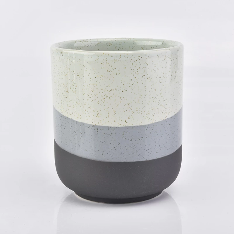 12oz glaze ceramic candle jar for scented candles making